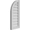 Ekena Millwork Quarter Round Top Left Surface Mount PVC Gable Vent w/ 2"W x 1-1/2"P Brickmould Frame, 12"W x 28"H GVPQL12X2802SN - alternate 3